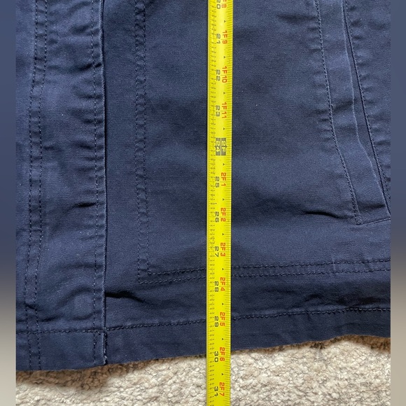 Old Navy Women’s Navy Blue Twill Utility Filed Jacket (Size: XL) - Picture 9 of 10